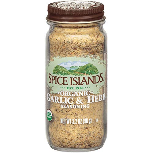 Spice Islands Organic Garlic & Herb Seasoning, 3.2 oz. (Pack of 1)
