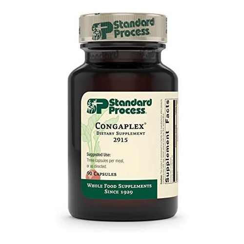  Standard Process Inc. Standard Process Congaplex - Whole Food RNA Supplement, Antioxidant, Immune Support with Thymus, Shiitake, Reishi Mushroom Powder, Organic Sweet Potato, Wheat Germ, Vitamin A and M