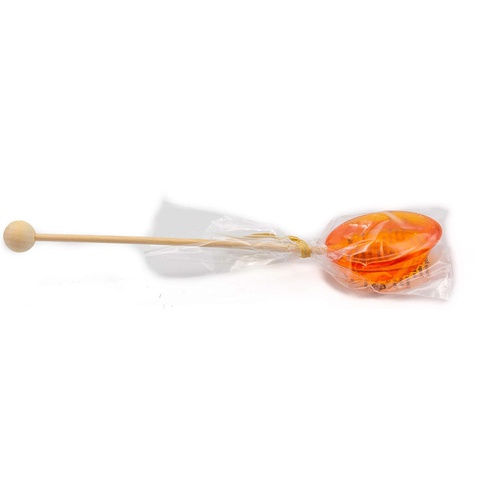  Stephanie Imports Hand Made in USA Orange Blossom Honey On Wooden Stirrer Pack (6 Count - Individually Wrapped)