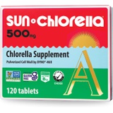 Sun Chlorella 500mg Whole Body Wellness Green Algae Superfood Supplement - Immune Defense, Gut Health, Natural Purification, Energy Boost - Chlorophyll, B12, Iron, Protein - Non-GM