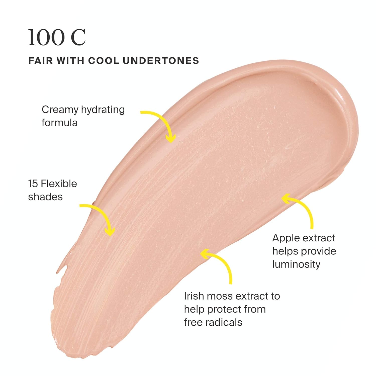  Supergoop! CC Screen, 100C - 1.6 fl oz - 100% Mineral Color-Correcting Cream - All In One Tinted Moisturizer, Concealer & Buildable Coverage Foundation - With Broad Spectrum SPF 50