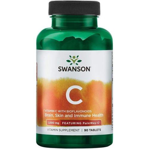  Swanson Pureway-Vitamin C 1Vitamin 000 Milligrams w/Bioflavonoids 1Vitamin 000 Milligrams 90 Tabs