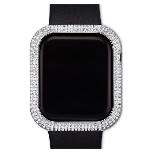 스와로브스키 Swarovski Sparkling case compatible with Apple watch, 40 mm, Silver tone