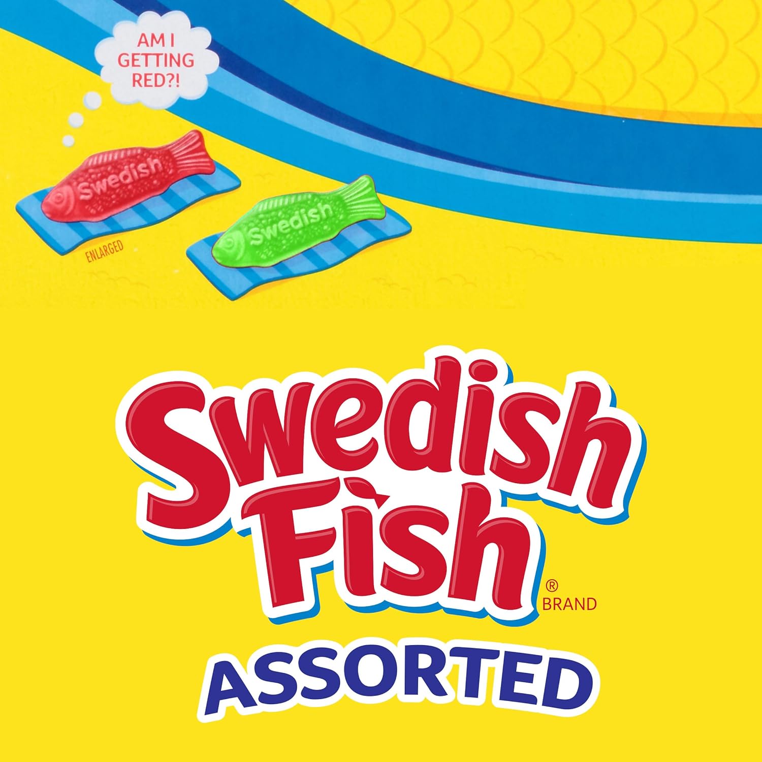  Swedish Fish Assorted Flavors Soft & Chewy Gummy Candy, 5 Pound Bag