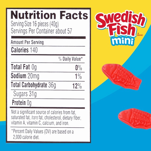  SWEDISH FISH Mini Soft & Chewy Candy, 5 lb