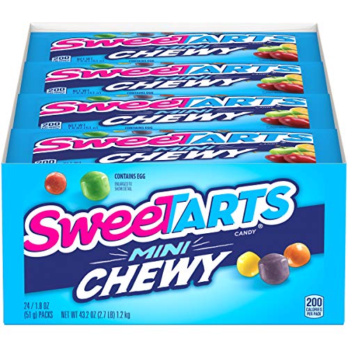 SweeTarts Mini Chewy Candy Pouch, 1.8 Ounce, Pack of 24