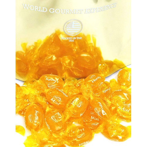  SweetGourmet Arcor Honey Filled Hard Candy | Wrapped Bulk Candies | Soft Honey Center | 3 pounds