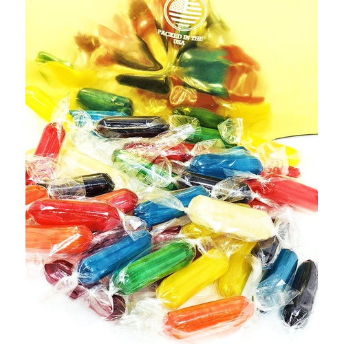  SweetGourmet.com SweetGourmet Assorted Fruit Flavored Rods Hard Candy | 3 Pounds