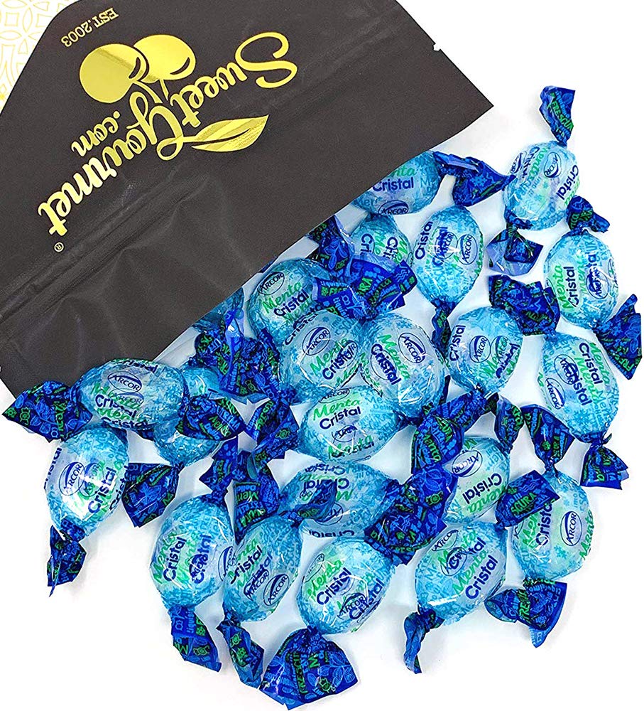  SweetGourmet.com Arcor Crystal Mints | Refreshing Mint Clear Hard Candy | Bulk Wrapped | 1 Pound