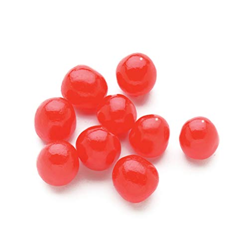 Sweets Red Cherry Fruit Sours - Chewy Candy Ball 5lb Bag (Bulk)