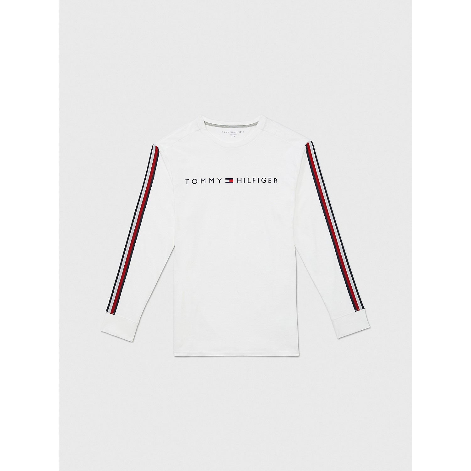 TOMMY ADAPTIVE Logo Stripe Long-Sleeve T-Shirt