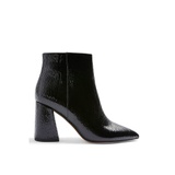 HACKNEY BLACK POINTY PATENT BOOTS