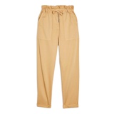 TAN MARL TAPERED TROUSERS