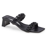 Topshop Dream Braid Slide Sandal_BLACK