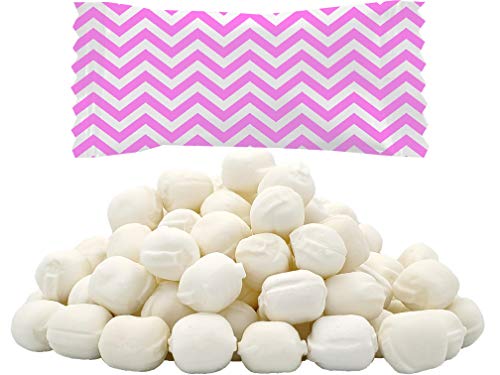 The Dreidel Company Chevron Pastel Pink Buttermints, Mint Candies, After Dinner Mints, Butter Mint Candy, Fat-Free, Individually Wrapped (275 Pieces)