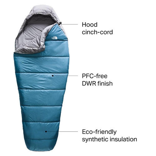 노스페이스 The North Face Wasatch Sleeping Bag: 20F Synthetic - Hike & Camp