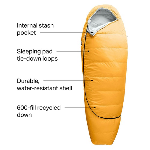 노스페이스 The North Face Eco Trail Sleeping Bag: 35F Down - Hike & Camp