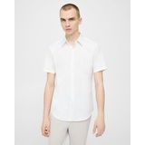 Theory Sylvain Short-Sleeve Shirt in Good Cotton