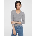 Theory Scoop Neck Sweater in Regal Wool