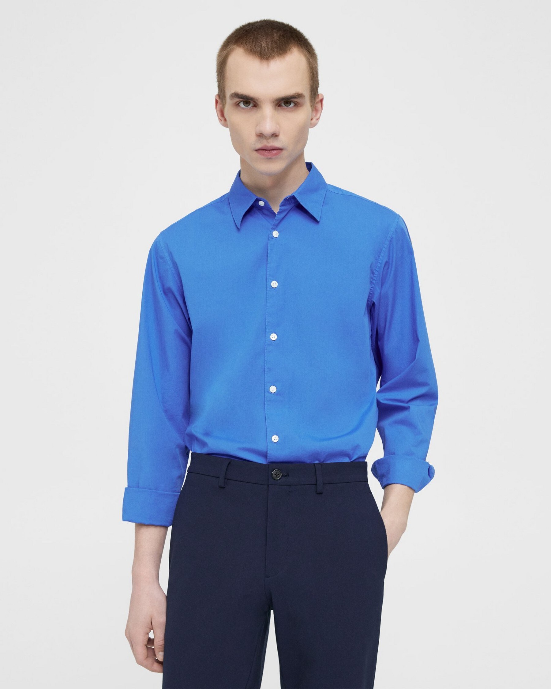 Theory Irving Shirt in Cotton