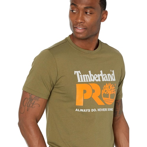 팀버랜드 Timberland PRO Cotton Core Chest Logo Short Sleeve T-Shirt