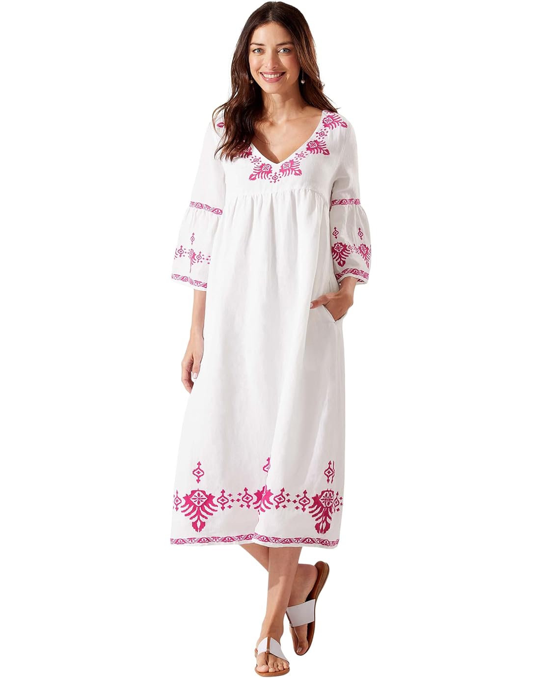 Tommy Bahama St. Lucia Embroidered Maxi Dress