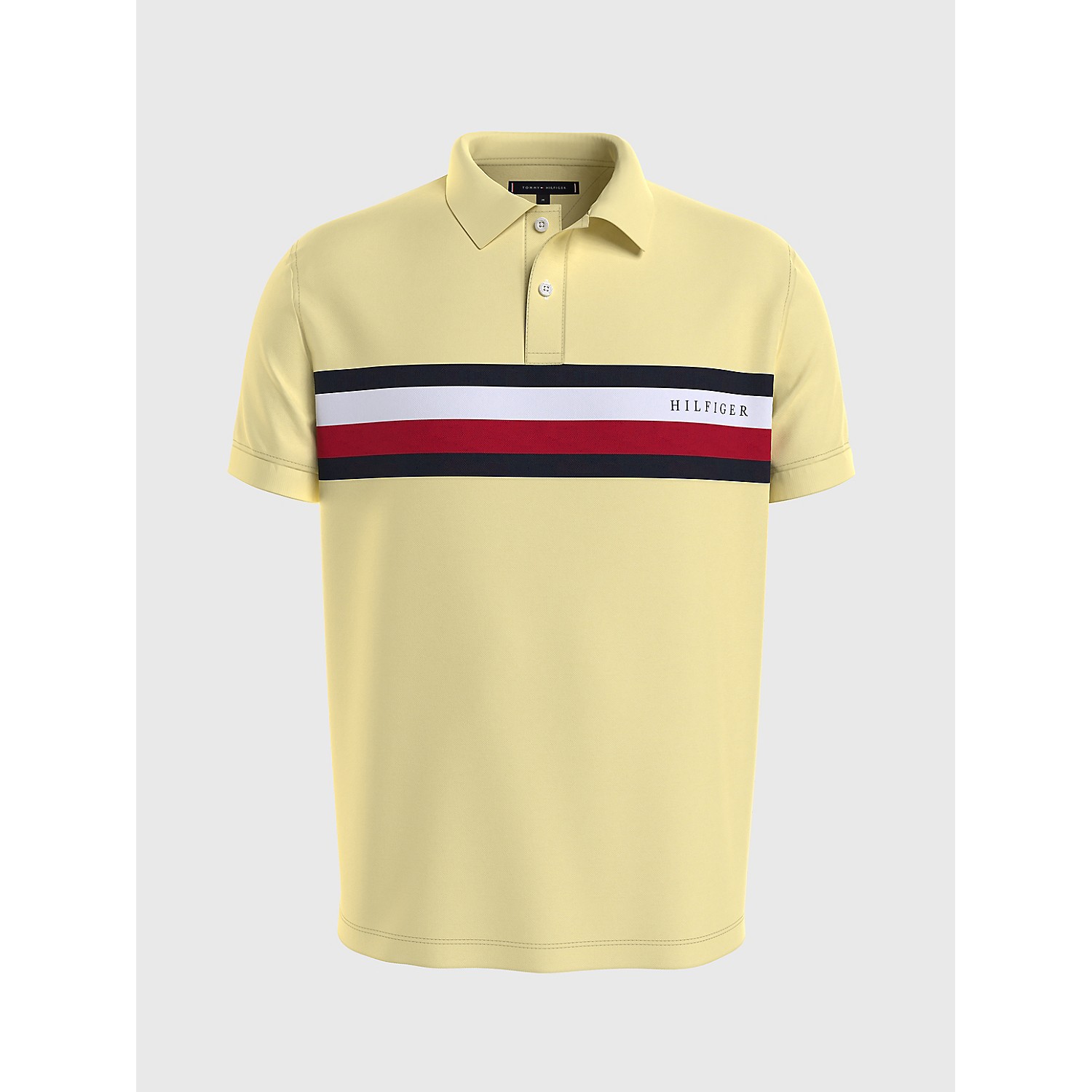 TOMMY HILFIGER Regular Fit Chest Stripe Polo