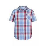 Boys 4-7 Short Sleeve Frame Plaid Shirt