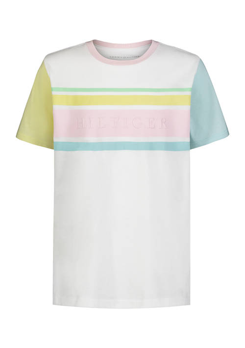 Boys 8-20 Pastel Lines Printed T-Shirt