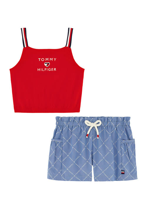 Girls 4-6x Top and Shorts Set