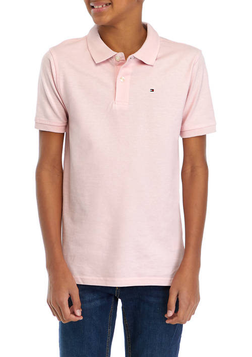 Boys 8-20 Short Sleeve Ivy Knit Polo Shirt