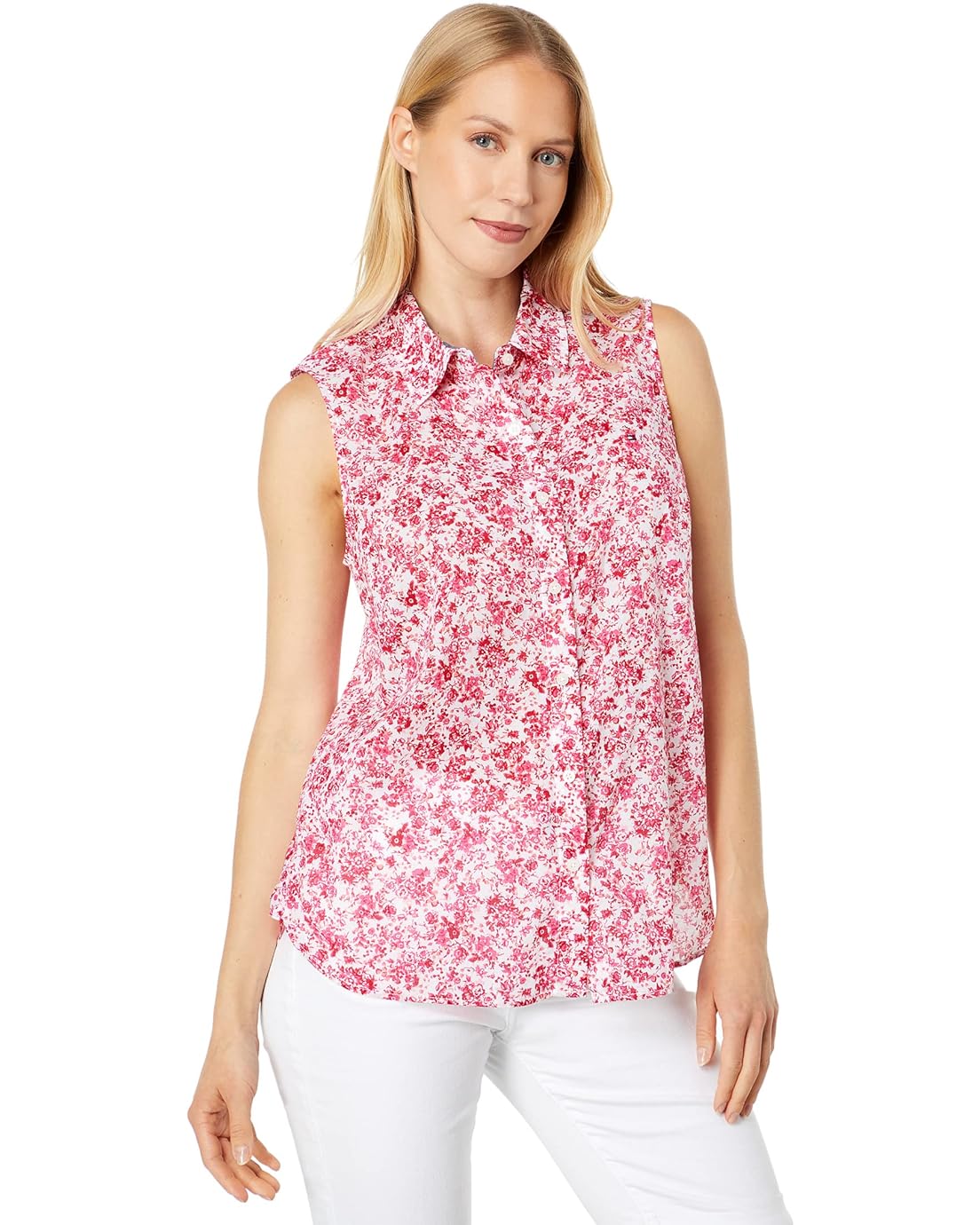 Tommy Hilfiger Sleeveless Floral Shirt