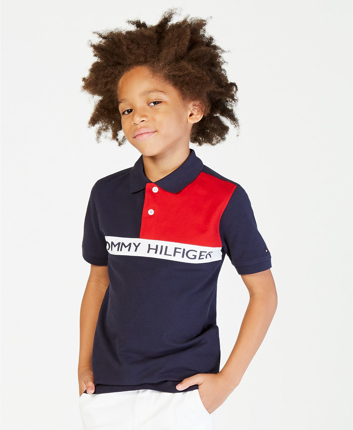 Toddler Boys Colorblocked Polo Shirt