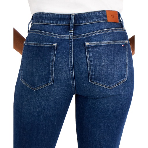 타미힐피거 Womens Tribeca TH Flex Side Tape Skinny Jeans