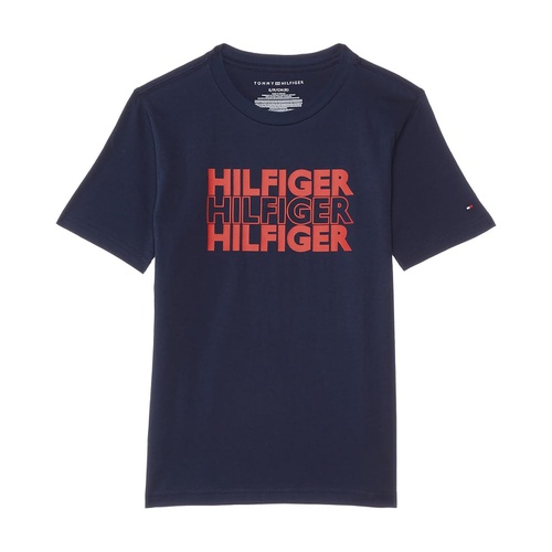 타미힐피거 Tommy Hilfiger Kids Triple Short Sleeve T-Shirt (Big Kids)