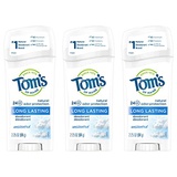 Toms of Maine Long-Lasting Aluminum-Free Natural Deodorant for Women, 2.25 oz. 3-Pack Unscented 6.75 Ounce