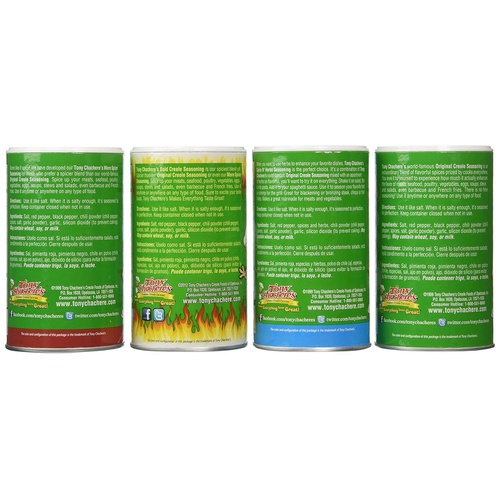  Tony Chachere Seasoning Blends, Variety Pack, 4 Count