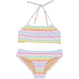 Toobydoo Rainbow Stripes Bandeau Bikini (Toddleru002FLittle Kidsu002FBig Kids)