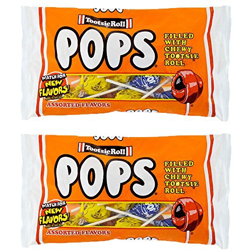  Tootsie Roll Pops Assorted Flavors 6.0 oz (Pack of 2)