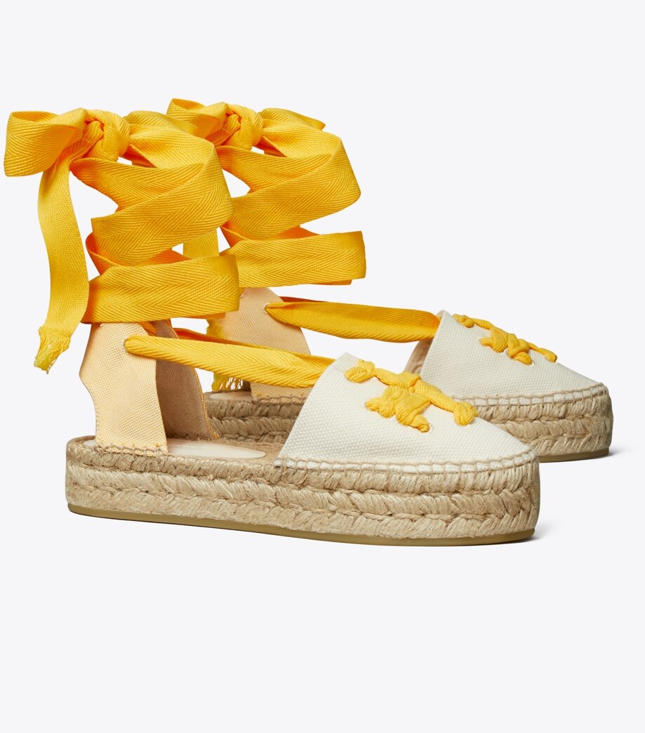 Tory Burch WOVEN DOUBLE T ESPADRILLE