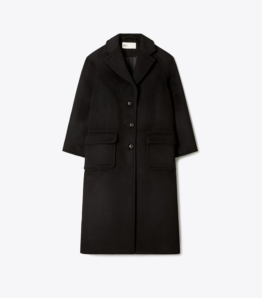 Tory Burch DOUBLE-FACED WOOL OVERCOAT