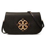 Tory Burch Miller Pebbled Leather Clutch_BLACK
