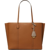 Tory Burch Perry Triple Compartment Leather Tote_LIGHT UMBER