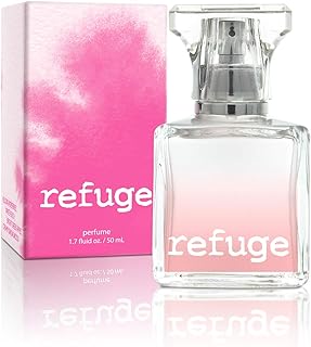 Tru Fragrance & Beauty CHARLOTTE RUSSE Refuge Perfume Spray - Fresh Fruity Floral Fragrance for Daytime Wear, Evening Wear and Special Occasions - Raspberry, Peach, Apple, Sandalwood - 1.7 oz / 50 ml