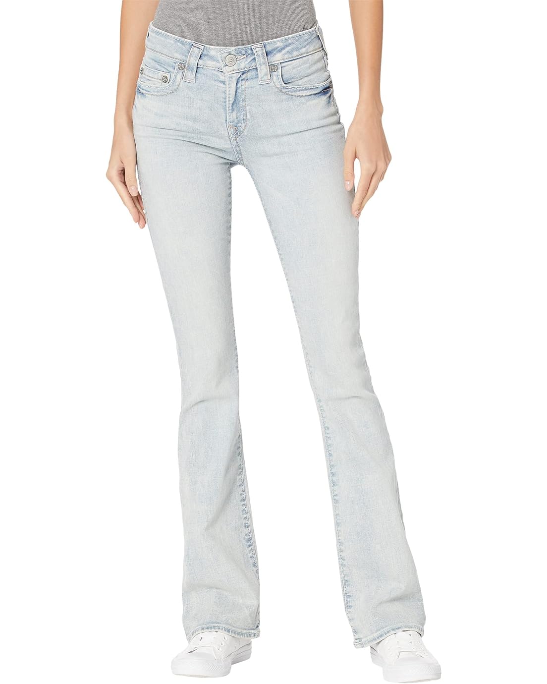 True Religion Becca Mid-Rise Bootcut Big T in Renovation