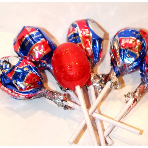  Tutsi Pop Tutsi Pops La Original Mexican Candy Pops with Cherry Flavor with Tutti Frutti Gum Center, 30 Paletas - 21.2 Oz
