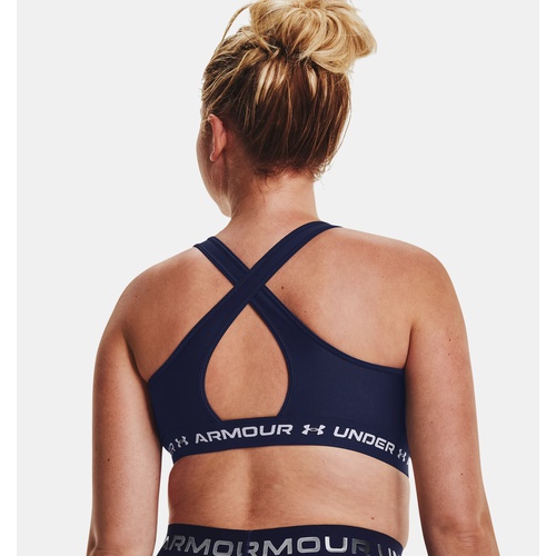 언더아머 Underarmour Womens Armour Mid Crossback Sports Bra