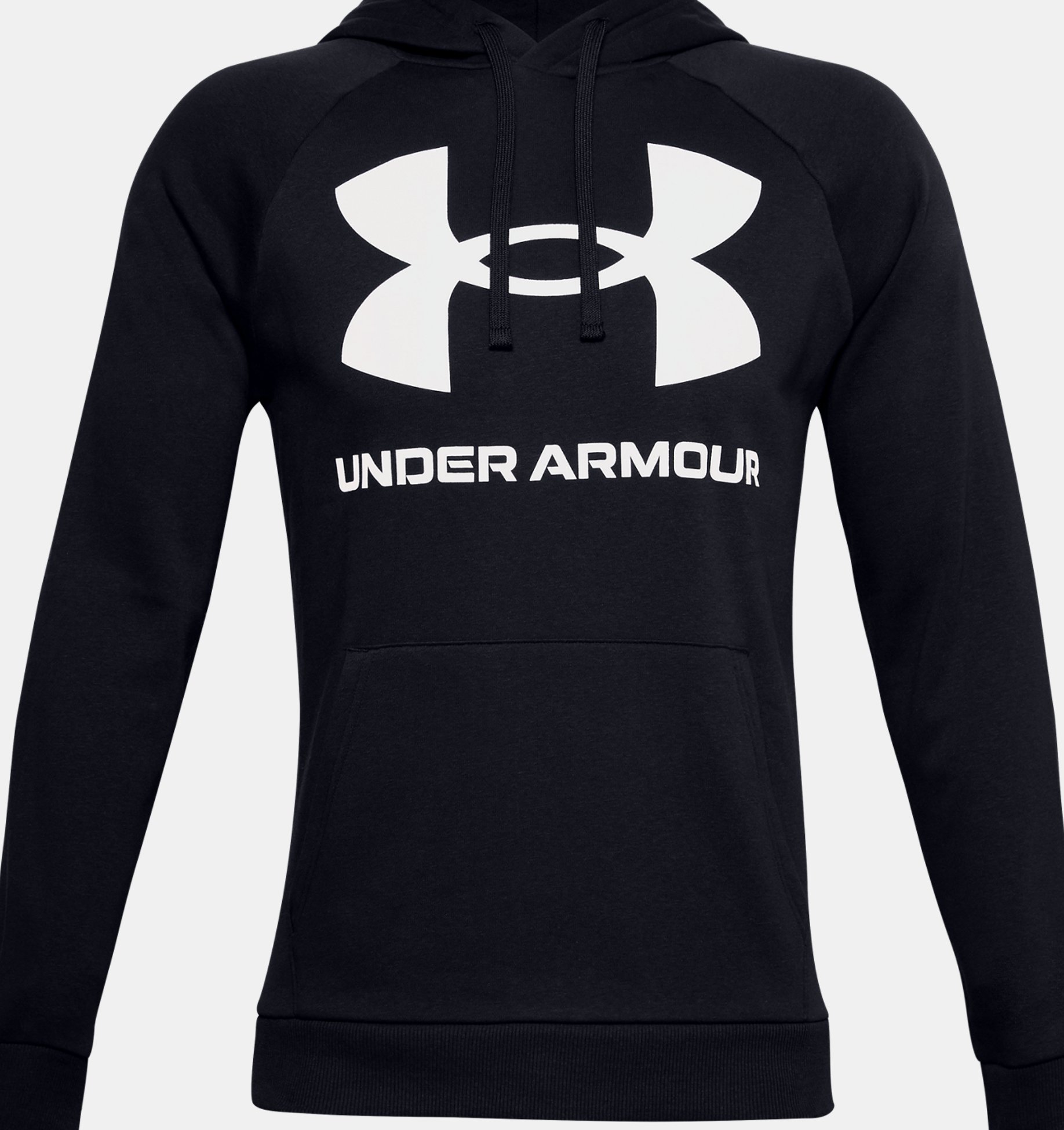 언더아머 Underarmour Mens UA Rival Fleece Big Logo Hoodie
