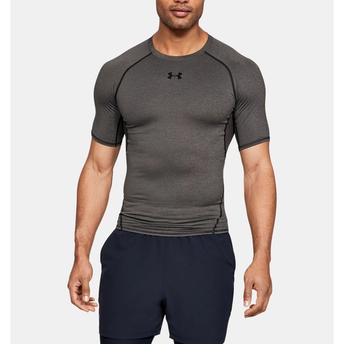 언더아머 Underarmour Mens UA HeatGear Armour Short Sleeve Compression Shirt