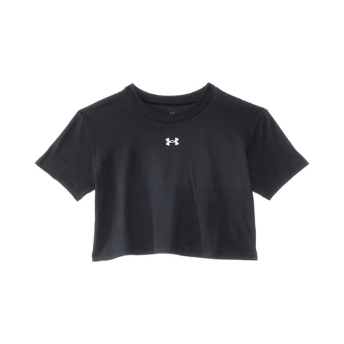 언더아머 Under Armour Kids Crop Sportstyle Logo Short Sleeve T-Shirt (Big Kids)